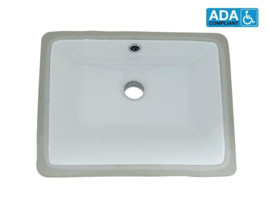 Undermount Vanity <br> 17” x 13 3/4” x 5 1/4”